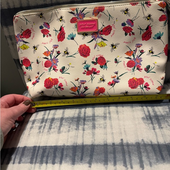 Betsey Johnson Multicolor Floral Cosmetic Bag